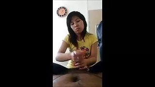 Blond tüdruk ratsutamine šokolaadi Dildo